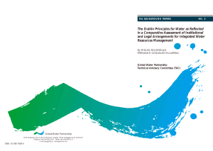 The Dublin Principles for Water as Reflected in a Comparative