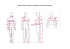Fiche de mesures femme / Localisation des prises de mesures