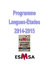 Programme Langues-&Eacute;tudes 100 - &Eacute;cole Secondaire du Mont