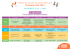 Centre de Loisirs du Cours des Lacs Planning août 2016