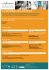 Programme détaillé de la semaine