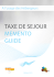 TaXe de sejour memenTo guide
