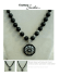 Black Bead w/Cultured Pearl w/decorative pendant $ 425 USD