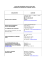LISTE DES ORGANISMES POUR L`ENVOI DES DOSSIERS