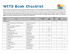 WITS Book Checklist - Rock Solid Foundation