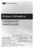 Notice d`utilisation