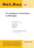 Les pratiques d`orientation en Dordogne - Céreq