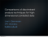 Comparisons of discriminant analysis techniques for high
