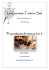 Le-Gourmet-Traiteur S&agrave;rl Propositions de menus 2013