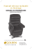 Fauteuil releveur inclinable et &eacute;lectrique