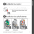 Installation du logiciel Installation des piles/batteries