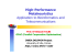 High-Performance Metaheuristics Application to Bioinformatics and