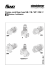 Pompe centrifuge type NB / FB / WP / SM / F Notice d`utilisation