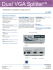 Dual VGA Splitter - DVS - Fiche Technique