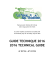 guide technique 2016 2016 technical guide
