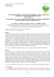 Etude de la contamination m&eacute;tallique et suivi des param&egrave;tres