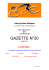 La Gazette de Août