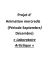 projet laboratoire artistique mercredi septmebre decembre 2014