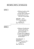 INFORMATIONS GENERALES SITE 1 SITE 2
