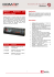 Fiche technique répartiteur pour régulation filaire MCF234