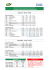 Horaires Saison 2015