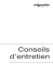 d`entretien Conseils - Anthamatten Meubles