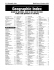 Geographic Index