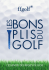 bons plis GolF - Golf Club Vittel Hazeau