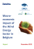 Macro- economic impact of the Wind Energy Sector in Belgium