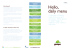 Hello, daily menu