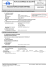 Fiche Sécurité - Comptoir Français INTERCHIMIE