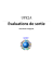 Evaluations de sortie