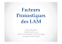 Facteurs Pronostiques des LAM