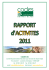 Rapport d`activit&eacute;s 2011