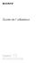 Sony Xperia T3 - Guide d`utilisation et de démarrage