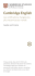 Guide complet des examens Cambridge English
