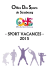 sport vacances - 2015 - Office des Sports de Strasbourg