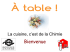 La cuisine, c`est de la Chimie