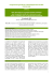 Programme Agriculture et Développement Durable EDITION 2006