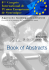 Book of Abstracts - Acta Europeana Systemica - UES