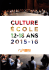 Découvrez le programme Culture / école 12>18 ans