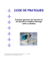 CODE DE PRATIQUES Principes généraux de bien