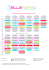 PLANNING DES COURS DE JANVIER à JUIN 2016