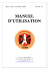 manuel d`utilisation - Support