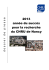 2013 année du succès pour la recherche du CHRU de Nancy