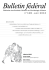 Bulletin fédéral - Fédération des Sociétés d`Histoire et d`Archéologie