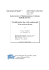 Laboratoire d`Optimisation Globale SDER/ENAC