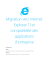 Migration vers Internet Explorer 11 et compatibilité des applications