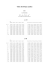 Tables Statistiques usuelle