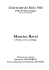 L`enfant et les sortilèges - Mémoire de maîtrise